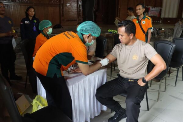 Seluruh Anggota dan ASN Polres Jembrana Menjalani Rikkes Tahun 2024