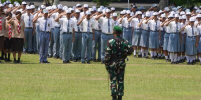 Pataka Panji-panji Perjuangan Pahlawan I Gusti Ngurah Rai tiba di Jembrana