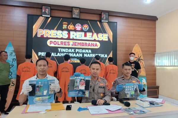 Enam Tersangka Narkoba Ditangkap, Dua Residivis Kembali Berulah