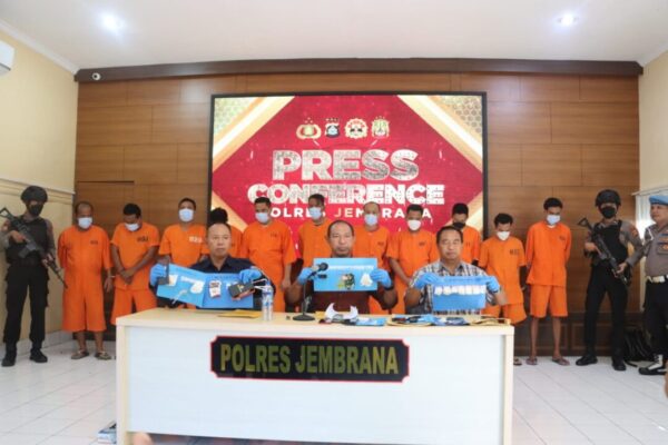 Satnarkoba Polres Jembrana Kembali Gelandang Sebelas Tersangka Penyalahgunaan Narkotika