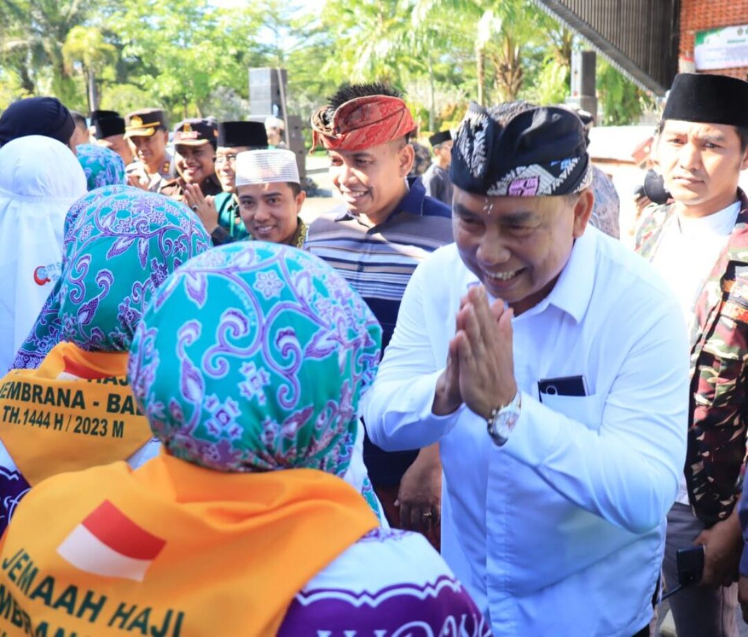 Bupati Lepas  Kloter Calon Jama’ah Haji Jembrana Tahun 2023