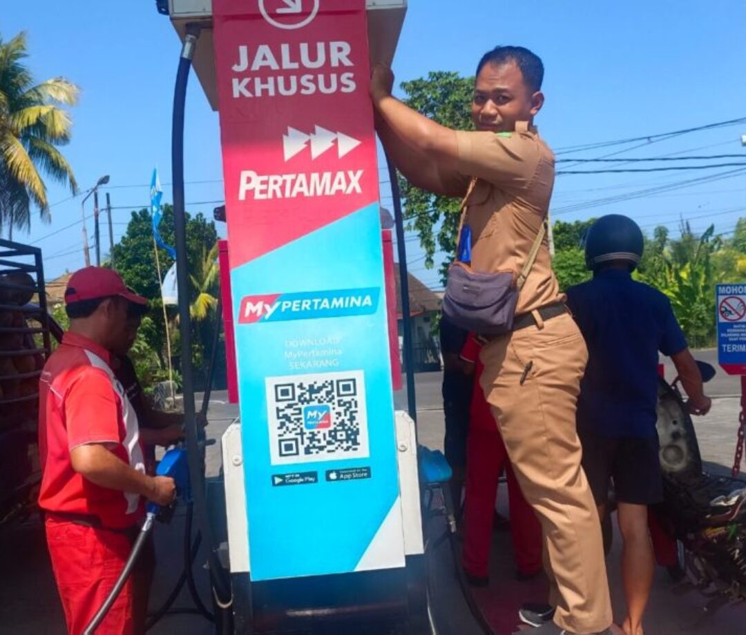 Disperindagkop Jembrana Lakukan Terra Ulang didua SPBU