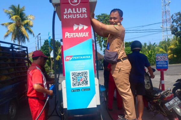 Disperindagkop Jembrana Lakukan Terra Ulang didua SPBU