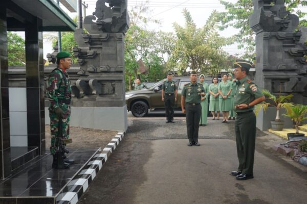 Danrem 163 Wirasatya Lakukan Kunjungan Kerja ke Kodim 1617 Jembrana, Untuk menjaga Netralitas dan Sinergi dalam Pemilu Mendatang