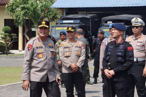 Kapolres Jembrana Sambut Kapolda Bali saat Kunker ke Mako Batalyon C Pelopor Gilimanuk