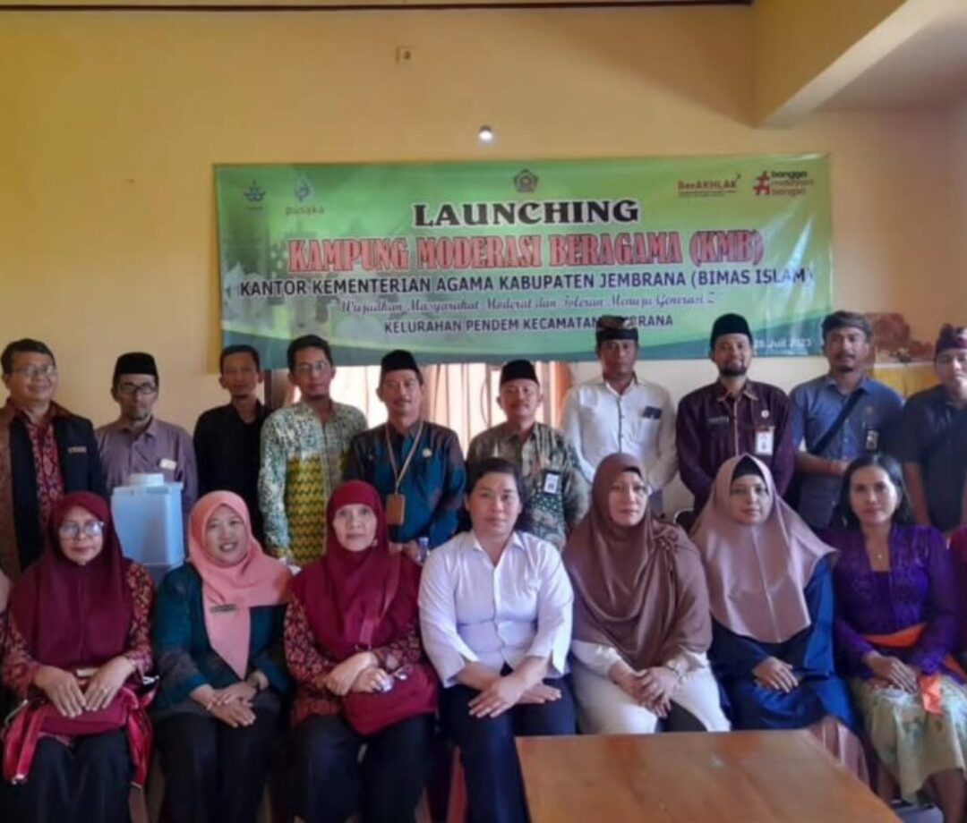 Launching Nasional Kampung Moderasi Beragama Meningkatkan Toleransi dan Kehidupan Damai di Jembrana