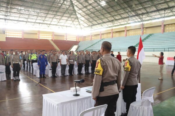 Polres Jembrana Gelar Latihan Pra Operasi Mantap Brata Agung 2023-2024