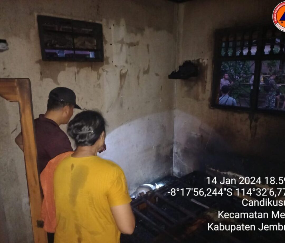 Ditinggal Beri Makan Ternak, Sebuah Rumah Hangus di Jembrana