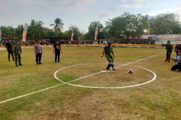 Liga Tarkam Dandim Cup dalam rangkaian Hut TNI Ke-78 di Banyubiru, Dimulai