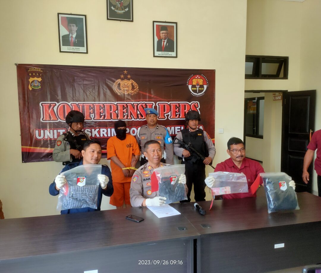 Tersangka Spesialis Pencurian Motor Dibekuk di Jembrana